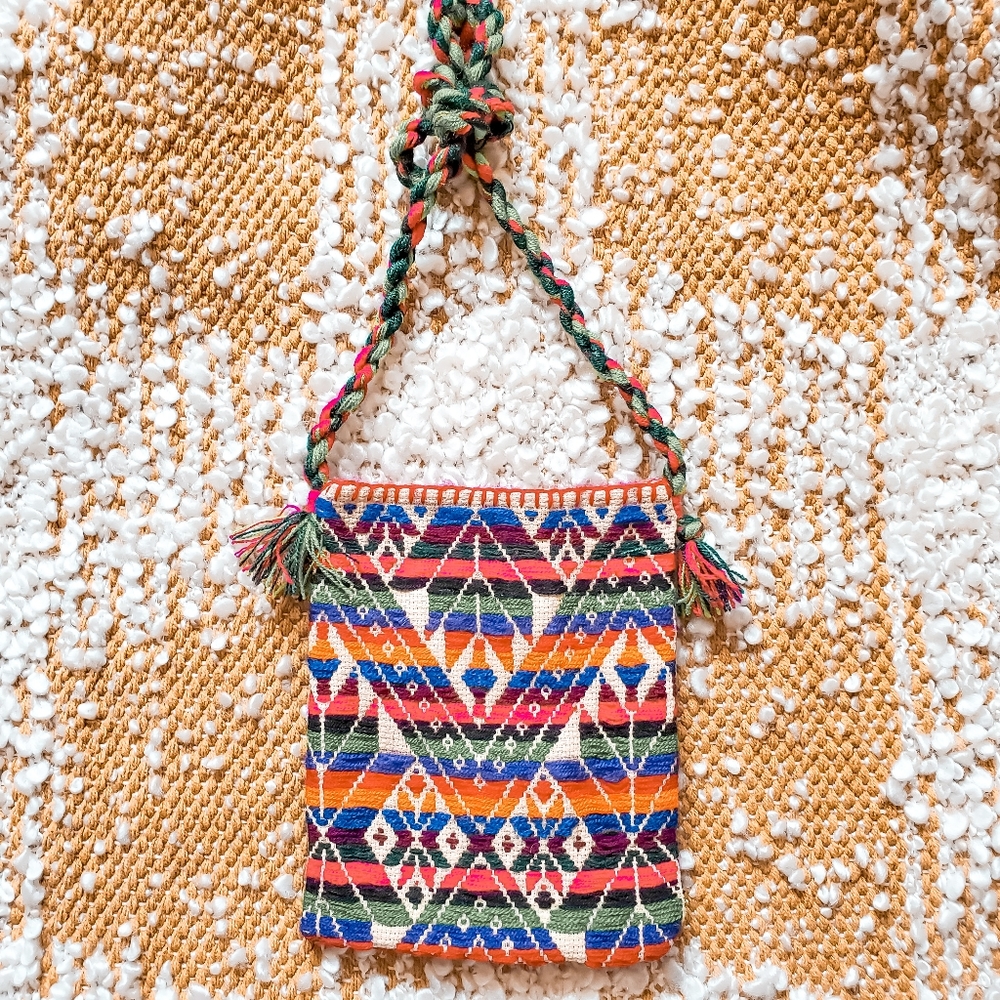Colorful Peruvian Knit Bag